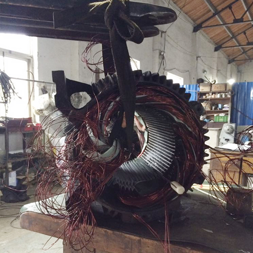 合肥電機維修時怎么處理集電環(huán)短路的故障？